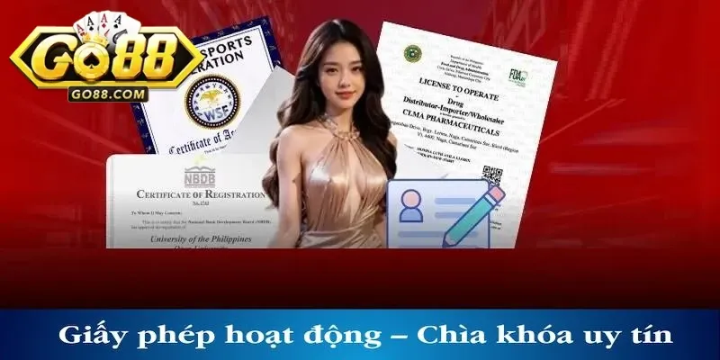 Tổng quan về Giấy phép hoạt động từ nhà cái Go88