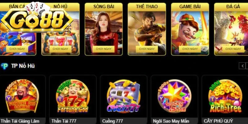 Giới thiệu Go88 về một kho game chất lượng